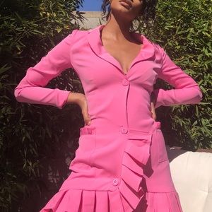 (Tongues out) punk blazer dress